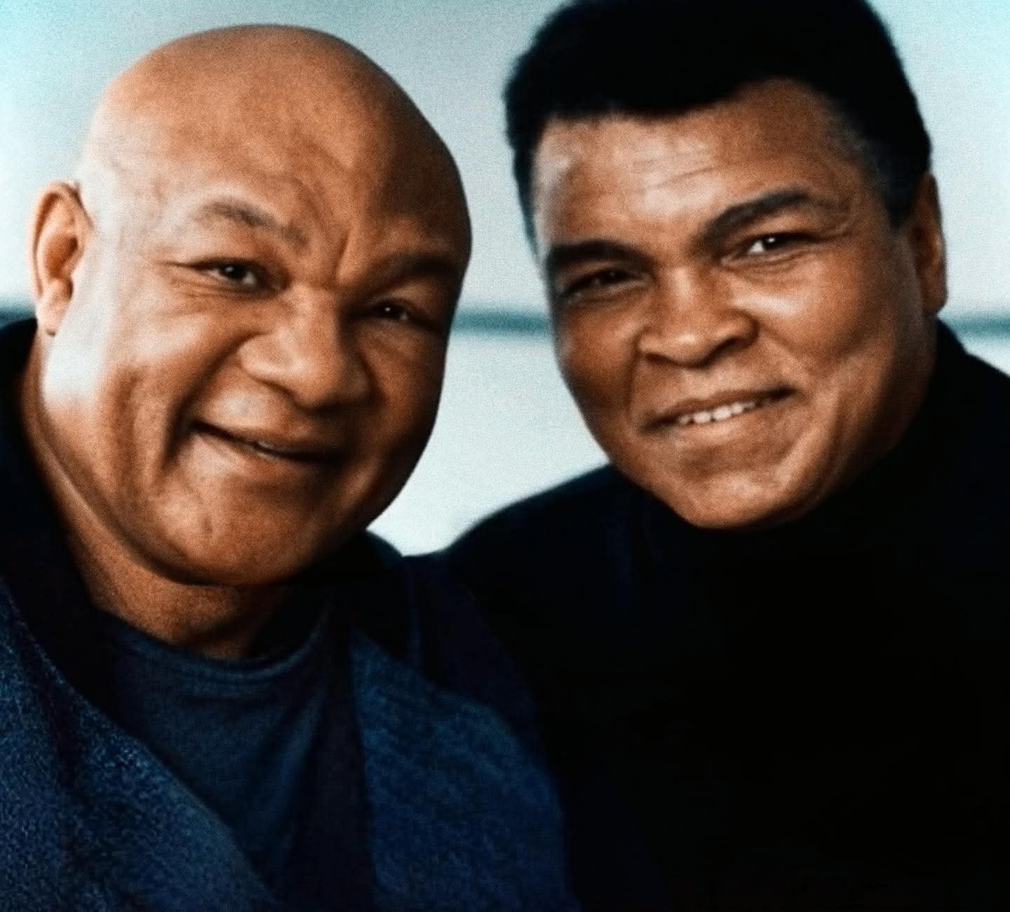 Ohio - EVEN HEATED ENEMIES CAN BECOME FRIENDS George Foreman: 