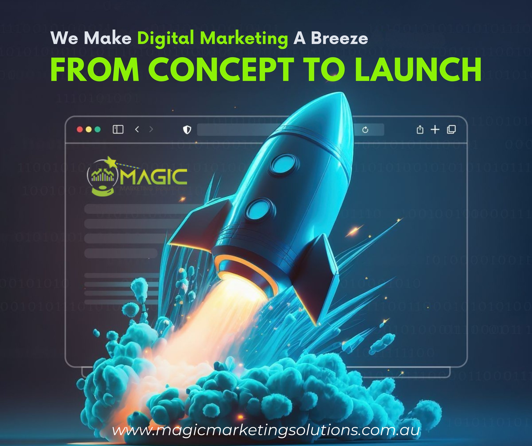 Magic - Blast off to success! 🌠 This rocket represents the speed and ...