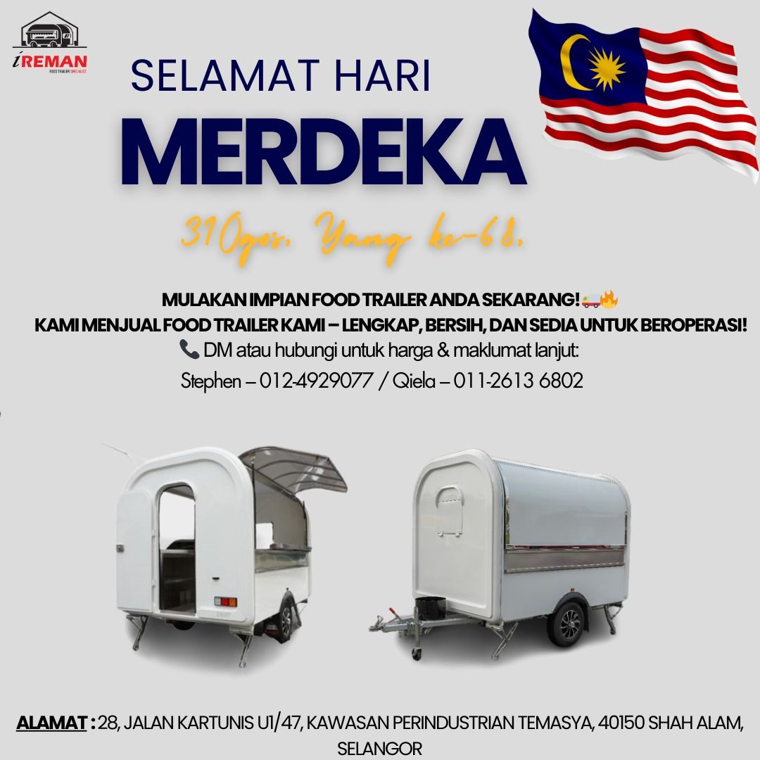 Ireman Food Trailer/Wagon/Kiosk/Food Truck | Shah Alam