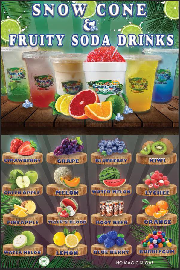 Tropical 1 Litre Shave Ice syrup