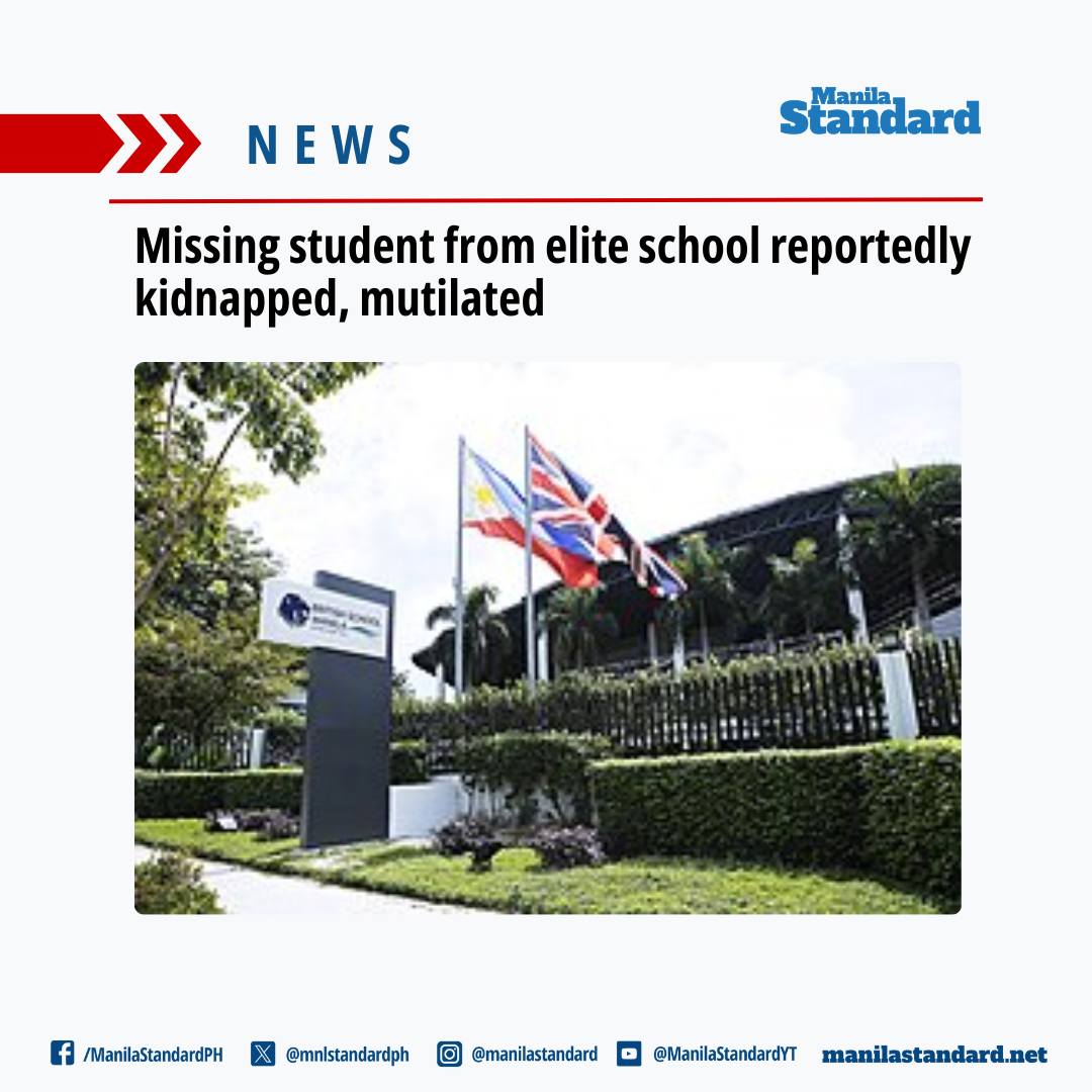 Manila Standard - Kidnappers allegedly mutilated the right... | Facebook