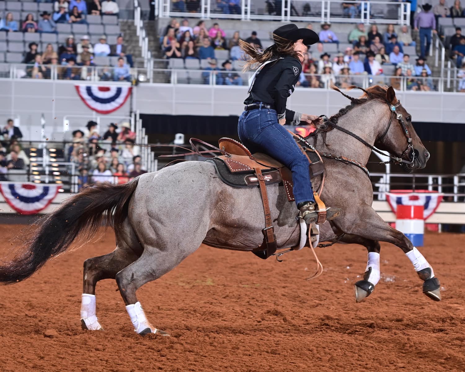 Emily Beisel competes in Wrangler National Finals Rodeo