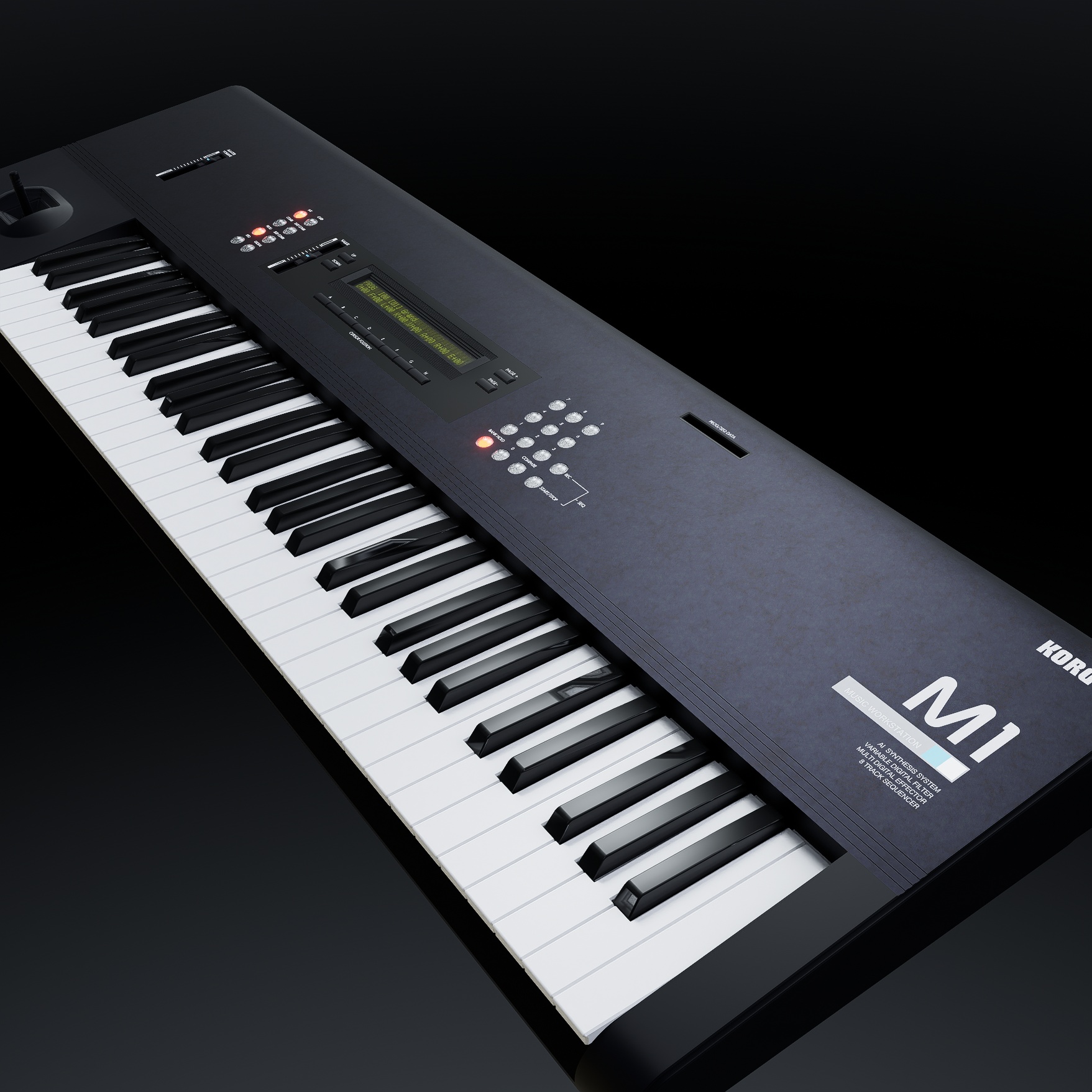 Korg M1 music workstation, a legendary synthesizer