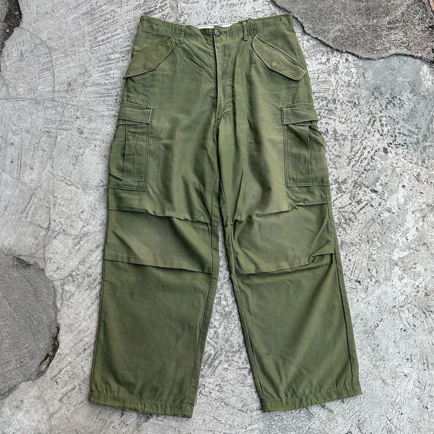New Arrival! Vintage 1960s US Army M65 Combat Trousers, Serval 