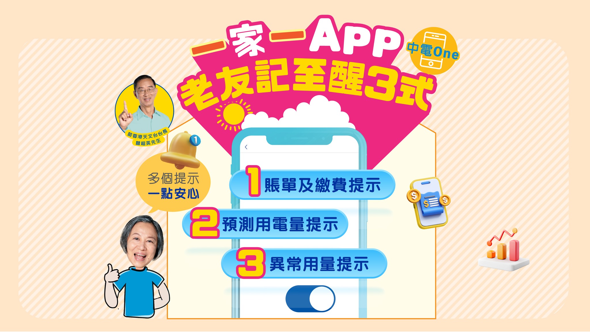 CLP 中電 - 【一家一App📱，慳電神器Get之老友記至醒3式】... | Facebook