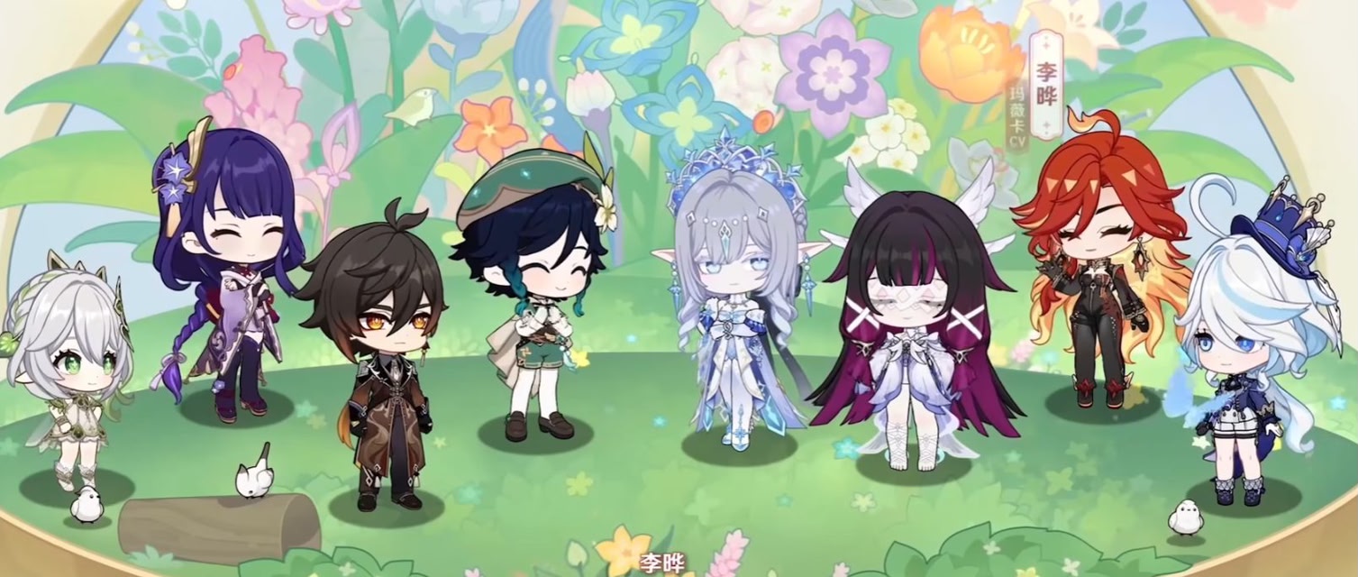 Genshin anniversary art