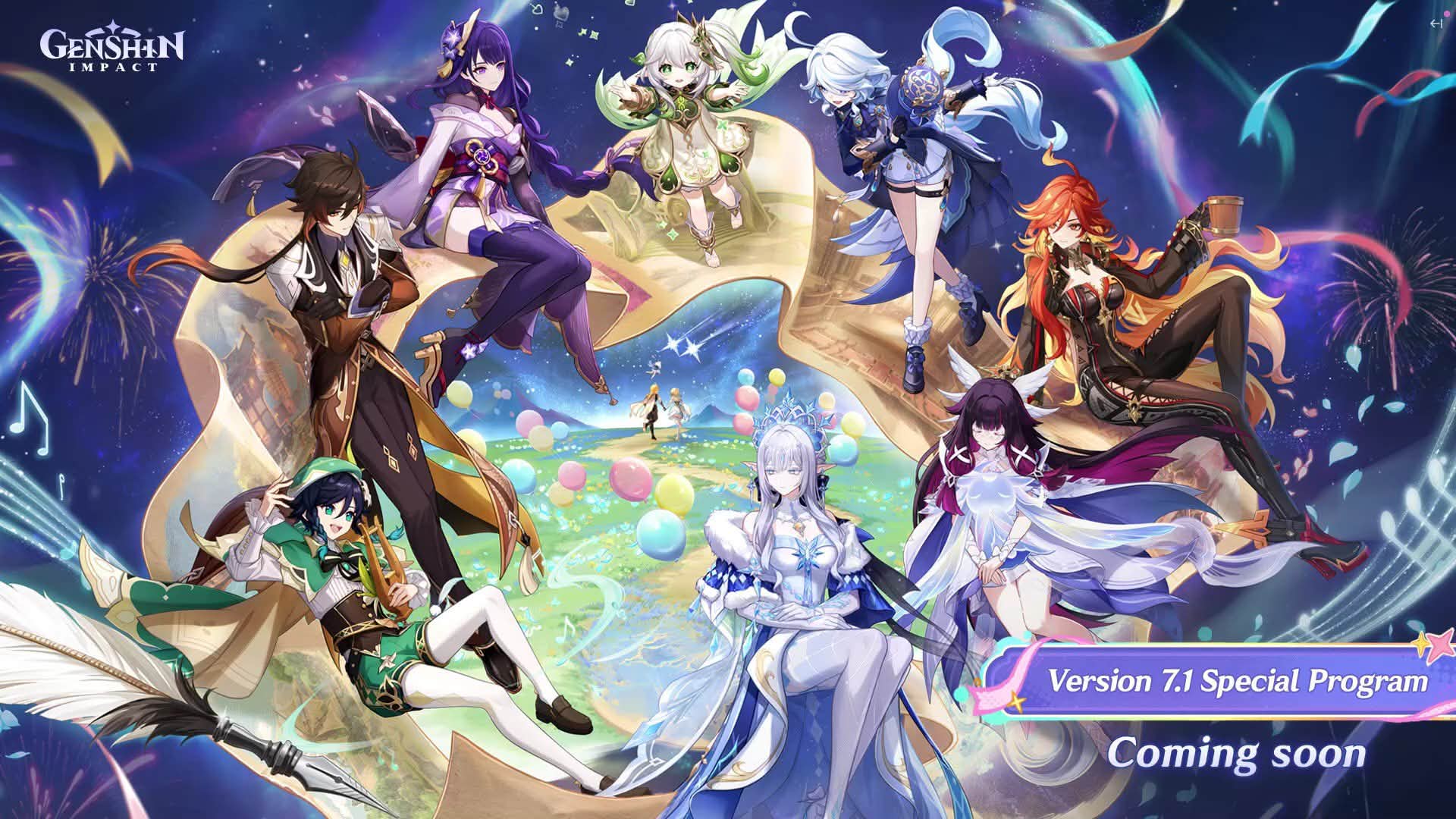 日*4様 灰アル Anniversary Art works After the Genshin anniversary art