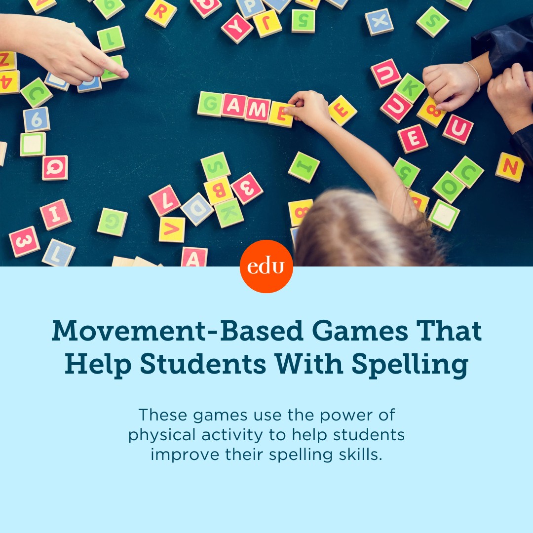 Edutopia - Spelling + movement = success! 🏅 https://edut.to/41Wbmdc ...