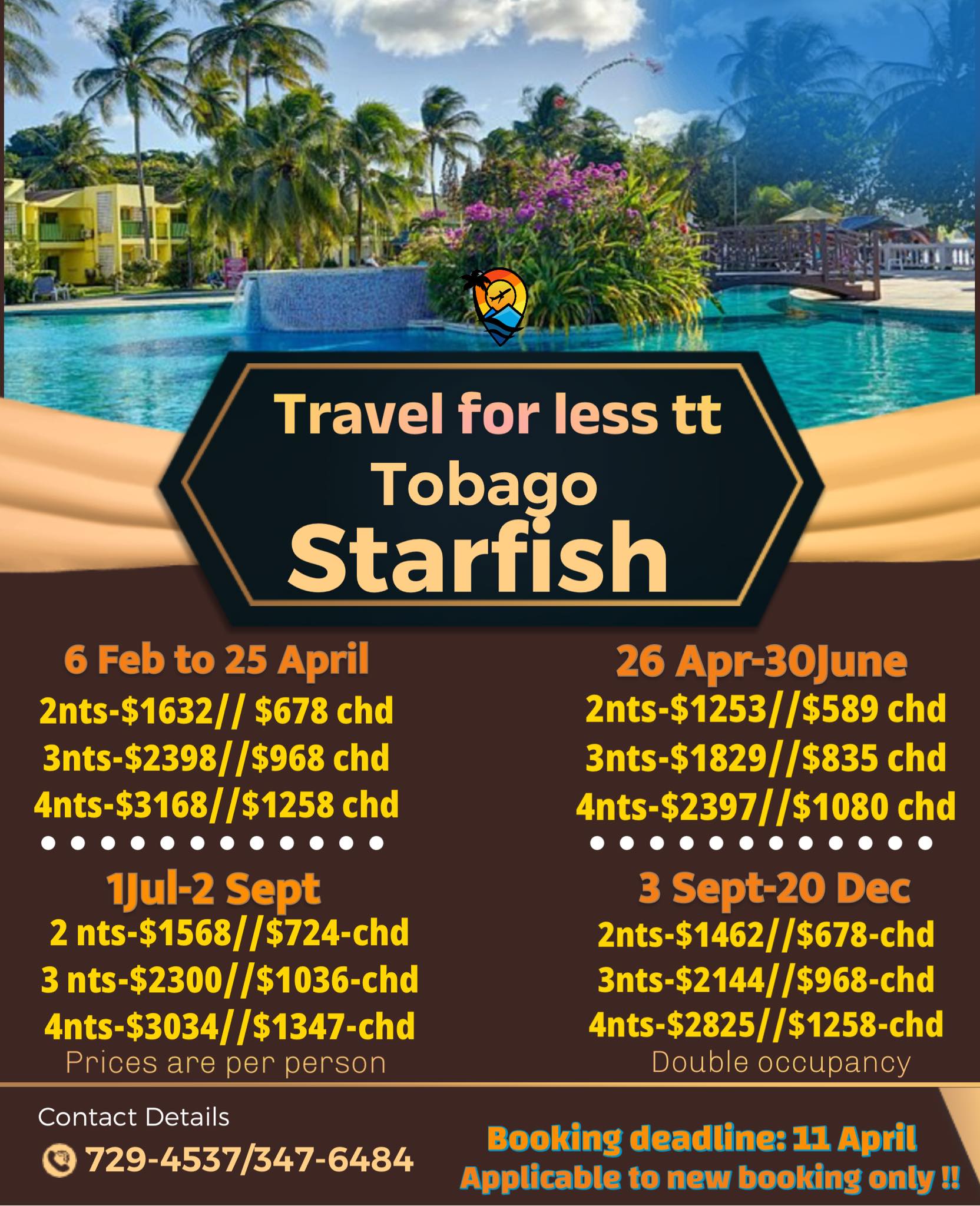 Updated rates !!! Payment plans... - Travel For Less tt | Facebook