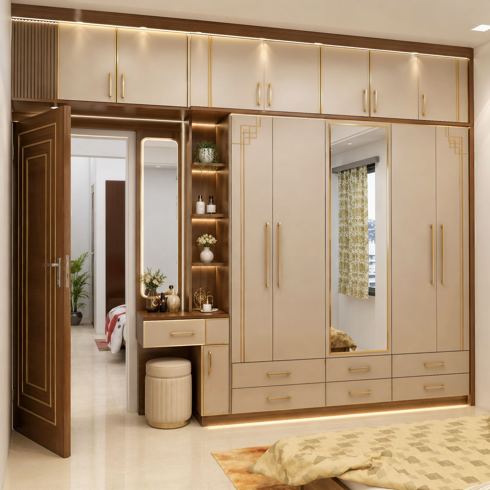 Premium Bedroom Wardrobe with Dressing Unit❤️❤️
