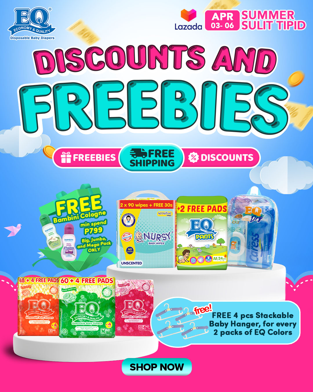 EQ Diapers - Laking tulong, laking sulit with EQ Colors! Maaasahan sa ...