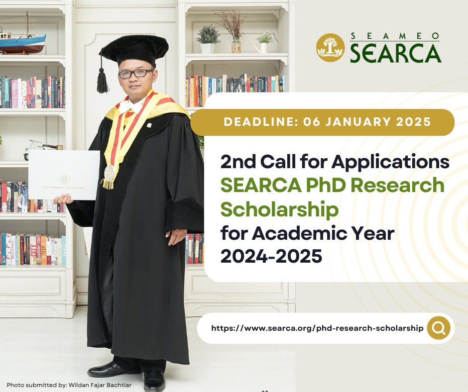 SEARCA - 2nd Call for Applications: SEARCA PhD Research... | Facebook