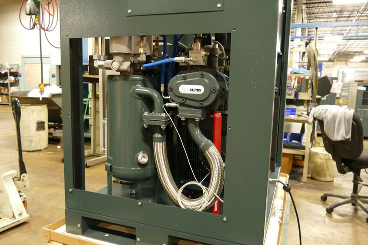 HVAC - an industrial refrigeration unit, with visible components such ...
