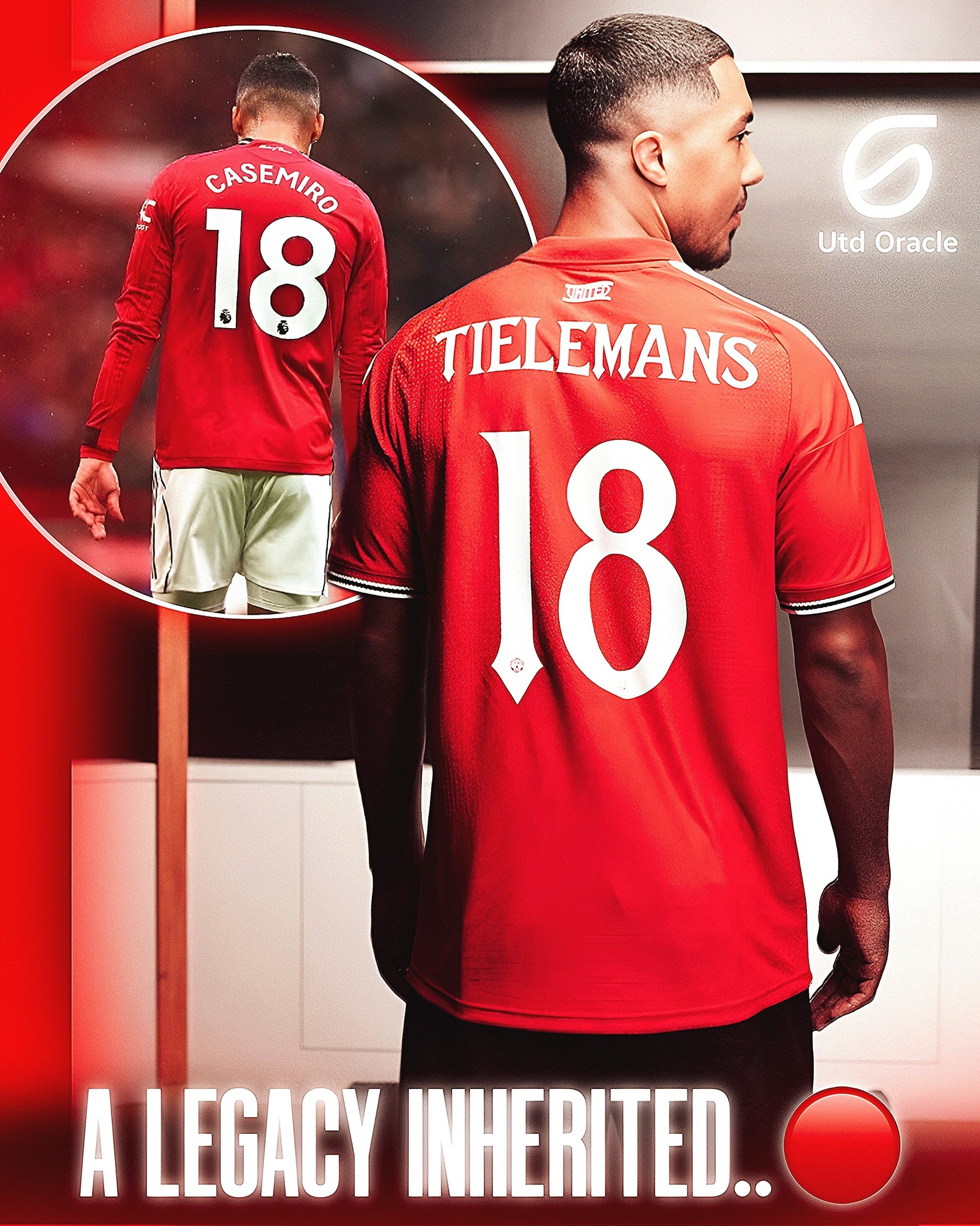 Youri Tielemans Inherits Manchester United's Historic #18 Jersey