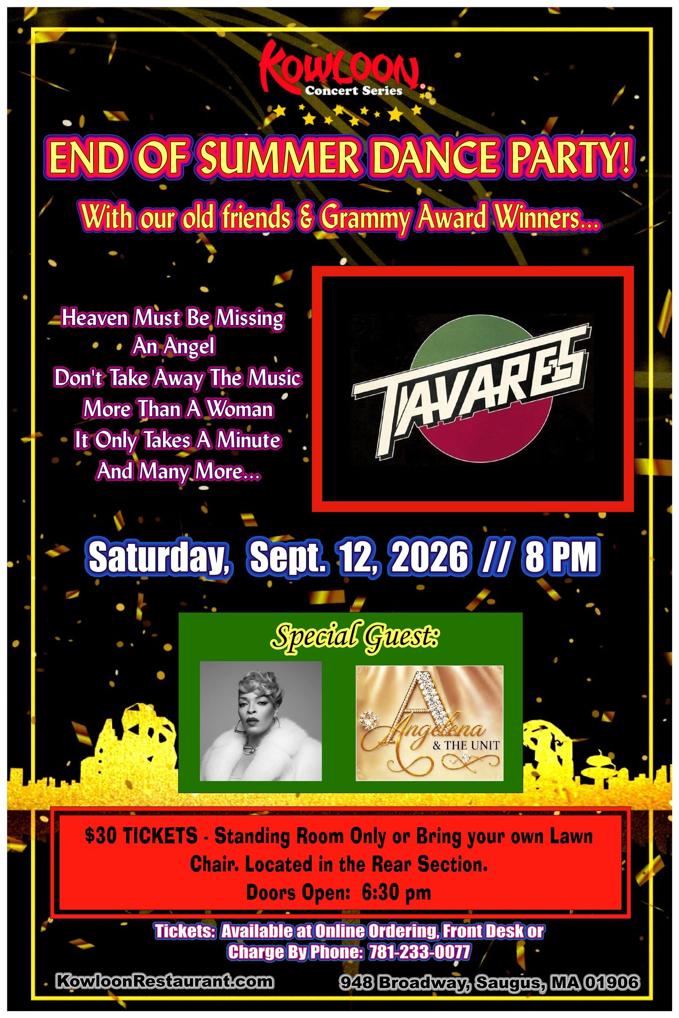 Kowloon Concert Series | Saugus MA