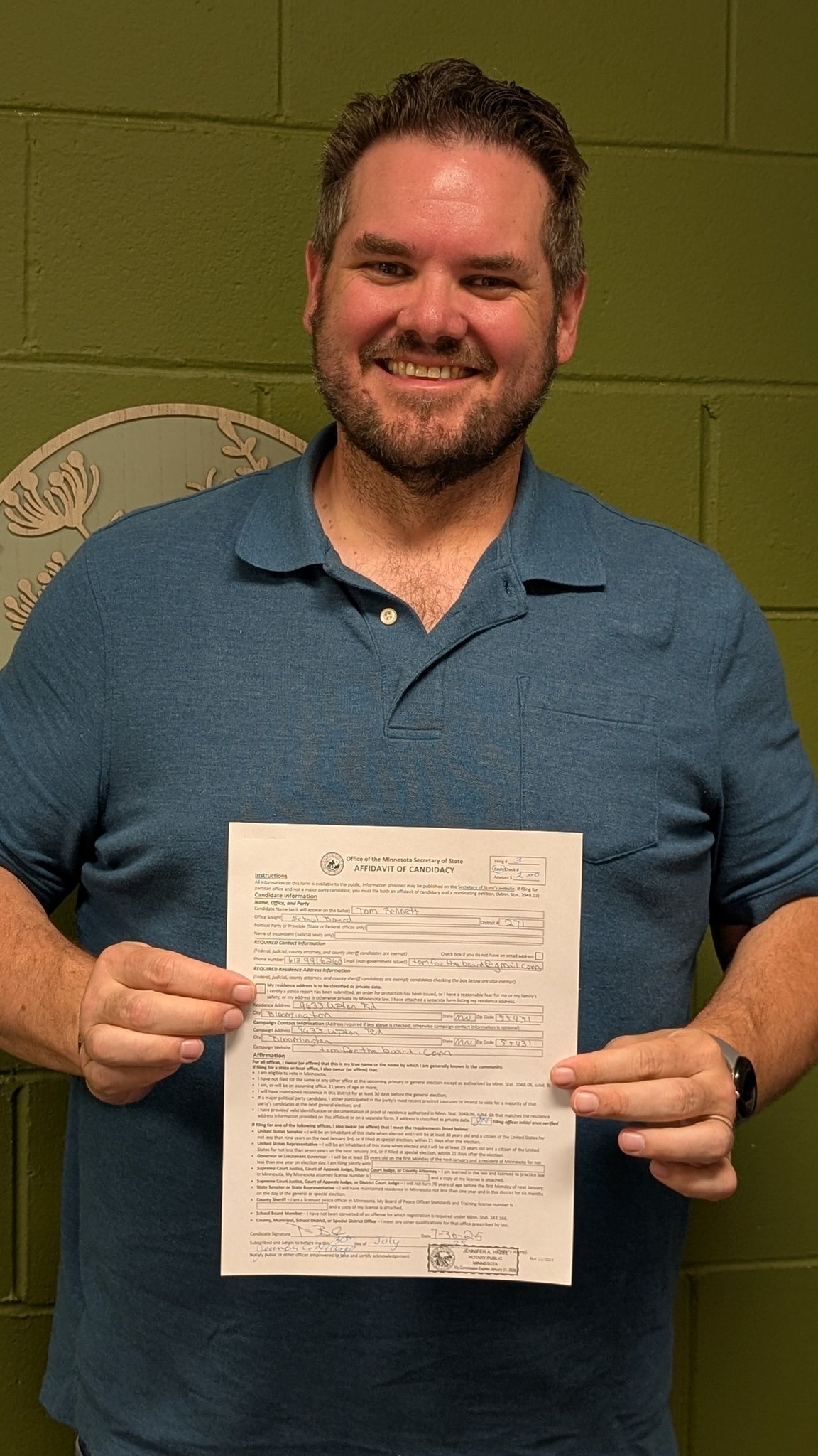 Tom Bennett for... - Tom Bennett for Bloomington School Board