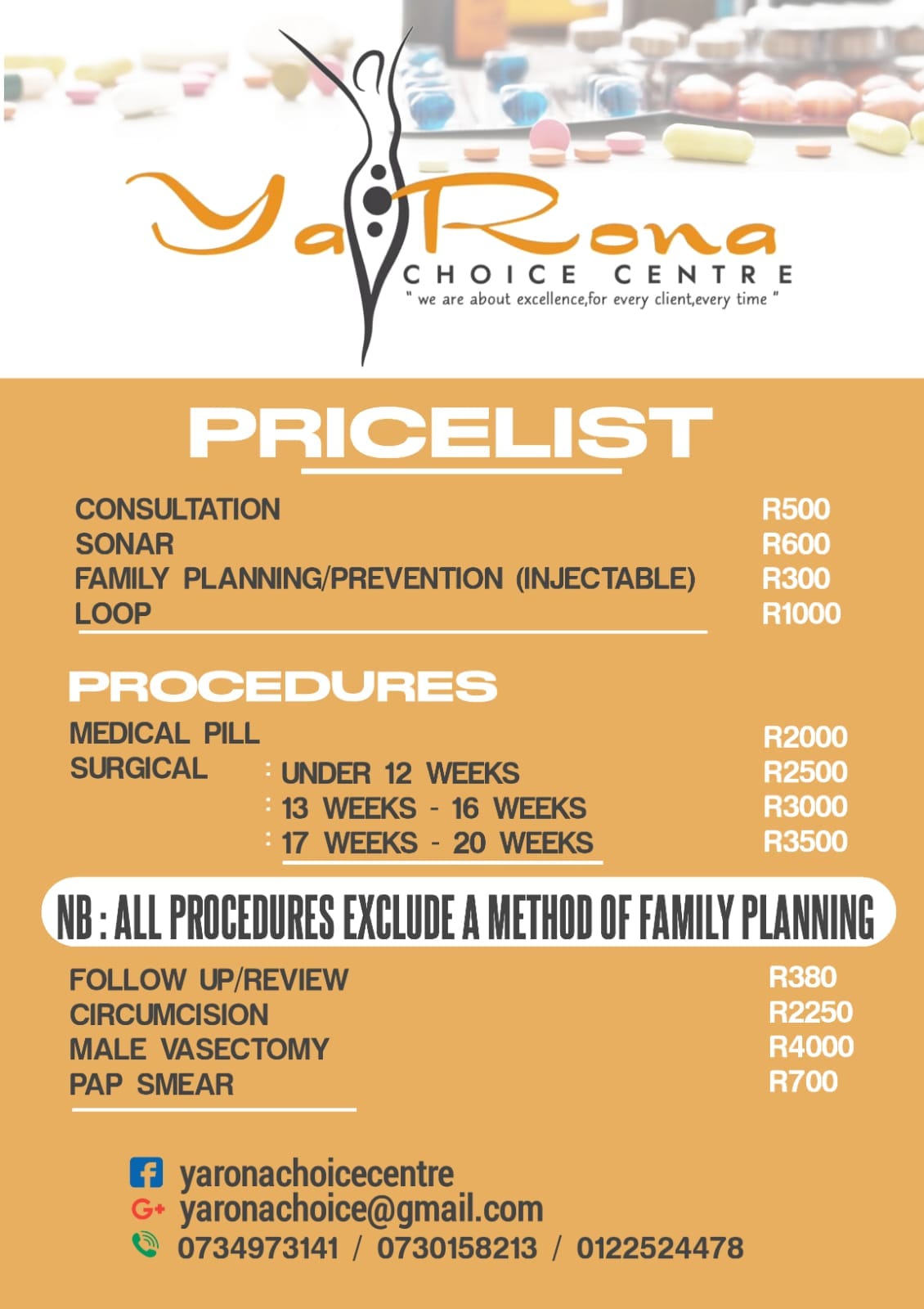 Ya Rona Choice Centre | Rustenburg