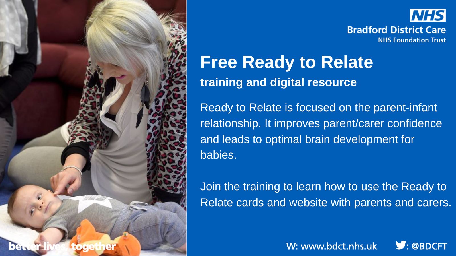 Bradford - If you work with families in pregnancy & with babies, enroll ...