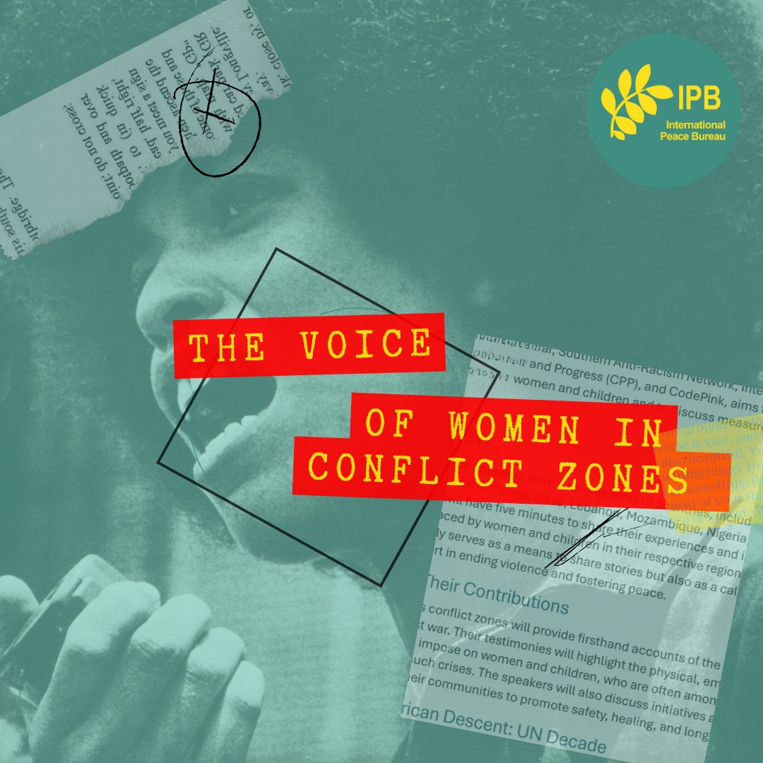 🌍 Women in Conflict... - IPB - International Peace Bureau | Facebook