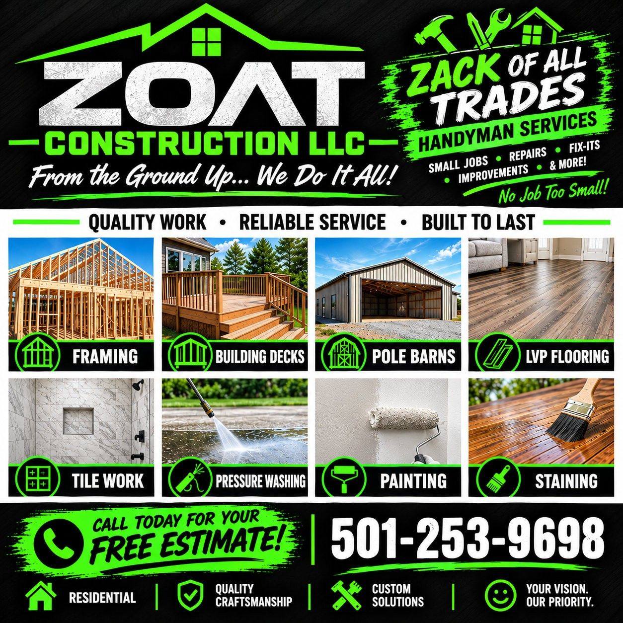 Zack Of All Trades Handyman Services | Clinton AR