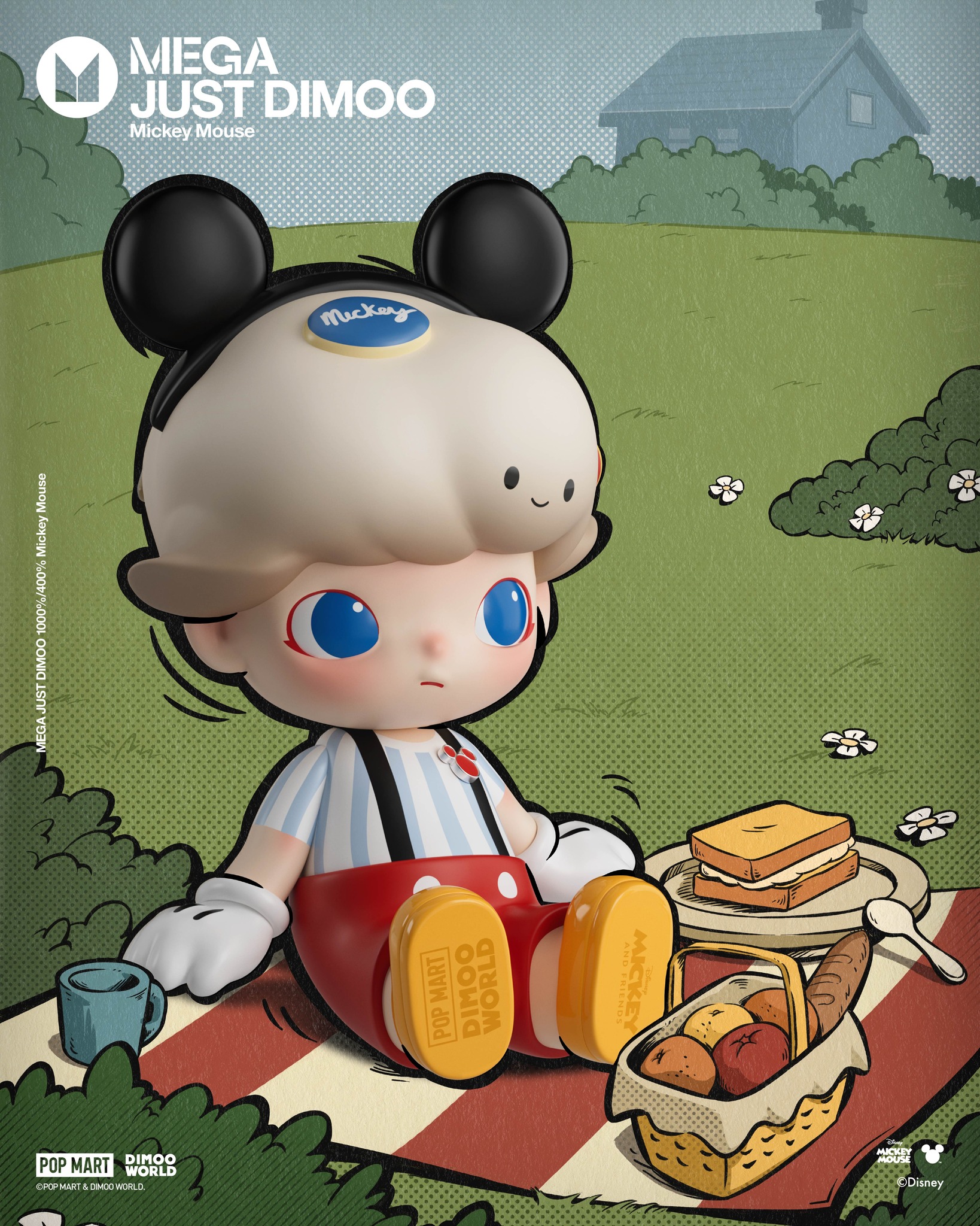 【MEGA JUST DIMOO 1000%/400% MICKEY... - POP MART Hong Kong | Facebook