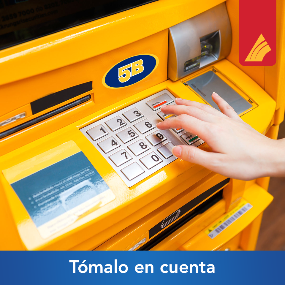 Banco GyT Continental - En la Red de cajeros 5B puedes obtener adelanto ...