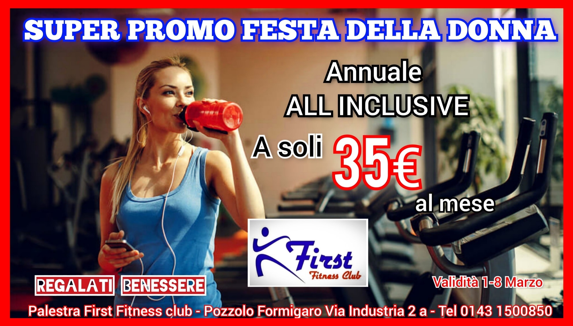 🏋️‍♀️PER TUTTE LE DONNE🏋️‍♀️... - Palestra First Fitness Club | Facebook