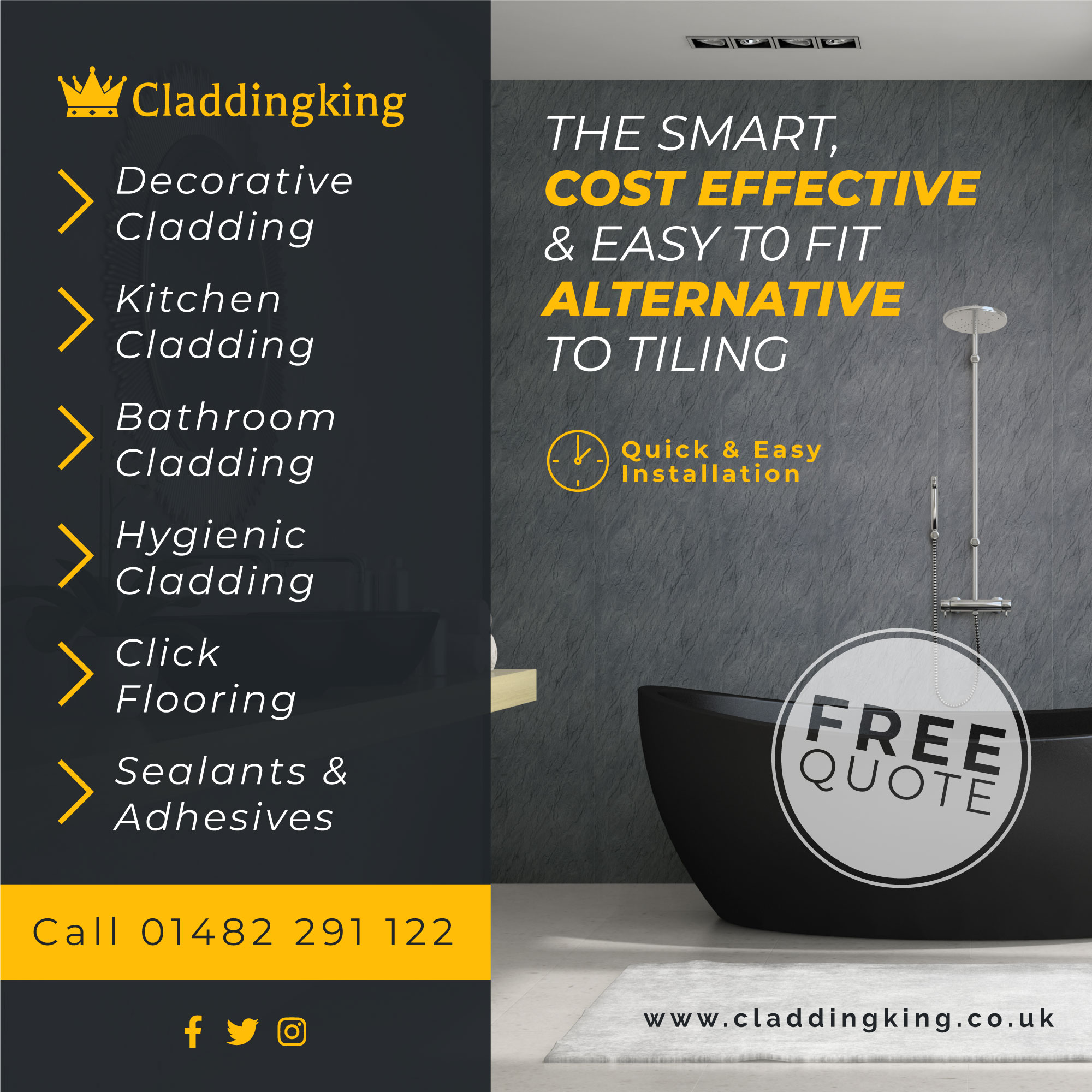 Cladding King - ‼️Visit our website to see our full range... | Facebook