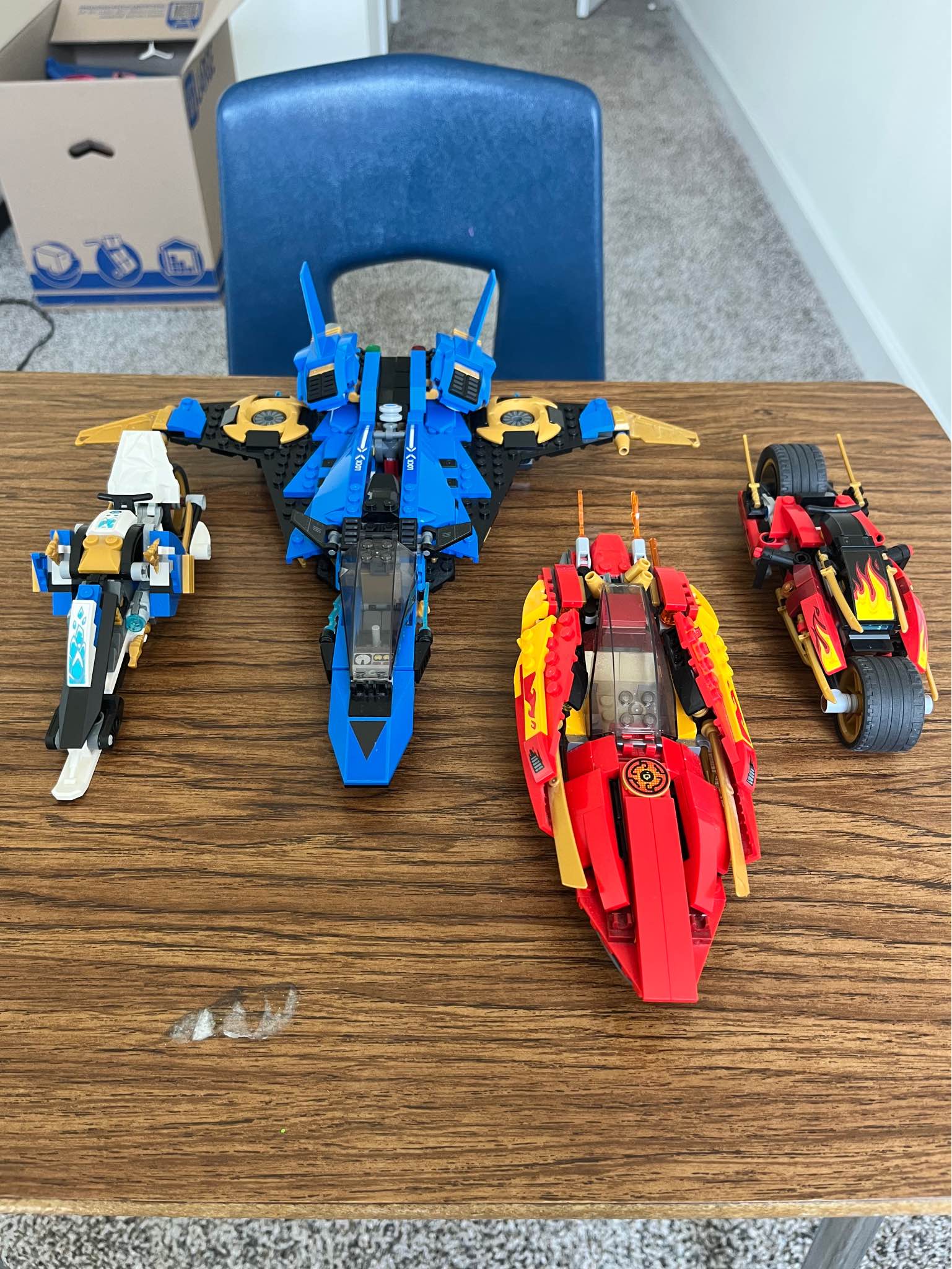 LEGO Ninjago Legacy bundle - 3 sets, fully built, sold as display