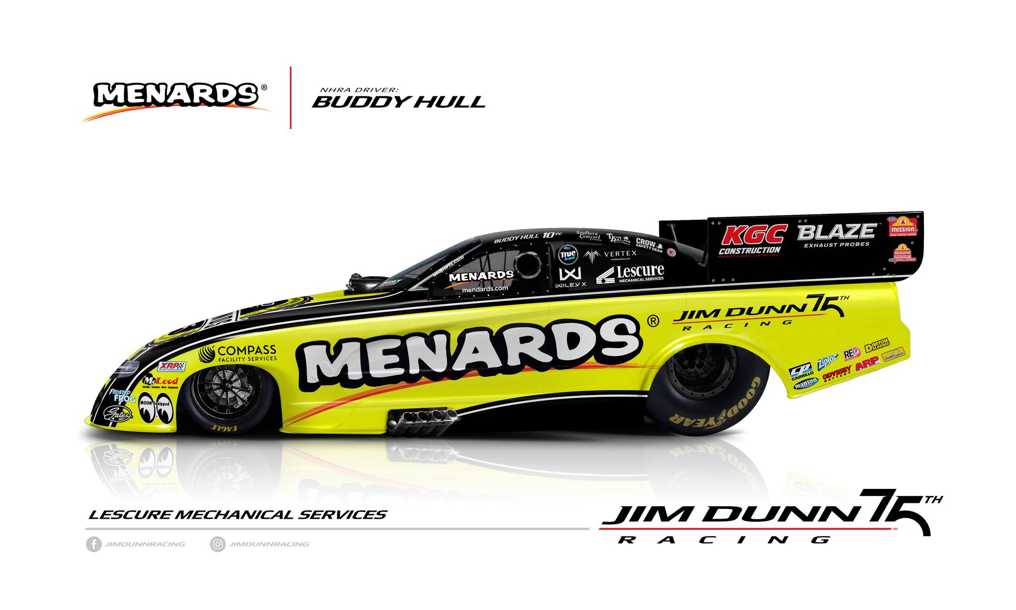 Racing - Buddy Hull & Jim Dunn Racing Bring Menards Livery Into ...
