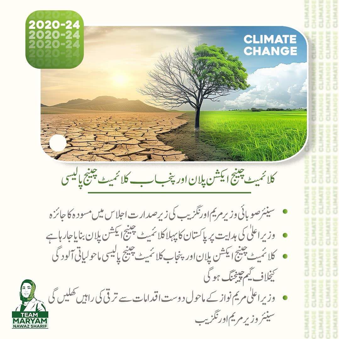PML(N) - Climate Change Action Plan and Punjab Climate... | Facebook