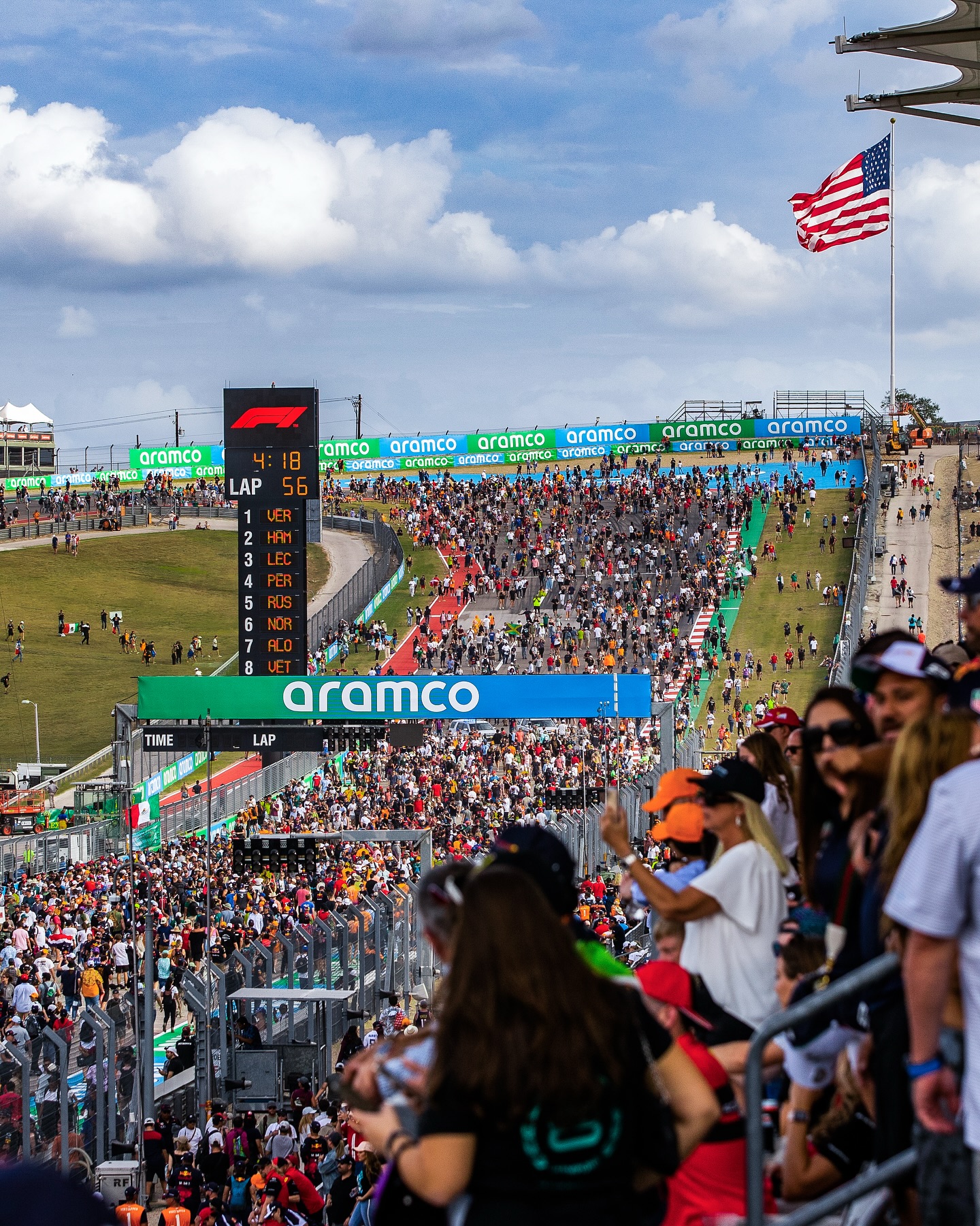 Everything is bigger in Texas, post-race celebrations included 