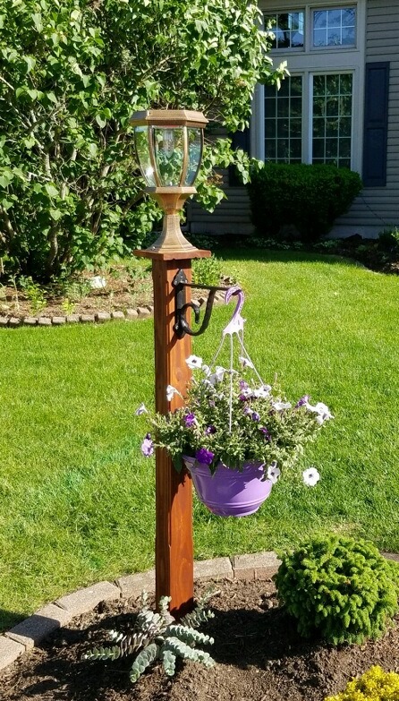 This is a custom light post we... - The Mailbox Post Man | Facebook