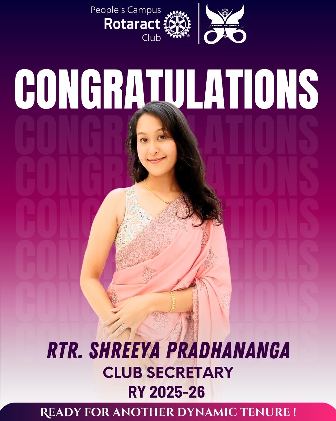Rotaract - Meet our 📄 Club Secretary for the Rota Year 2025-26! Rtr ...