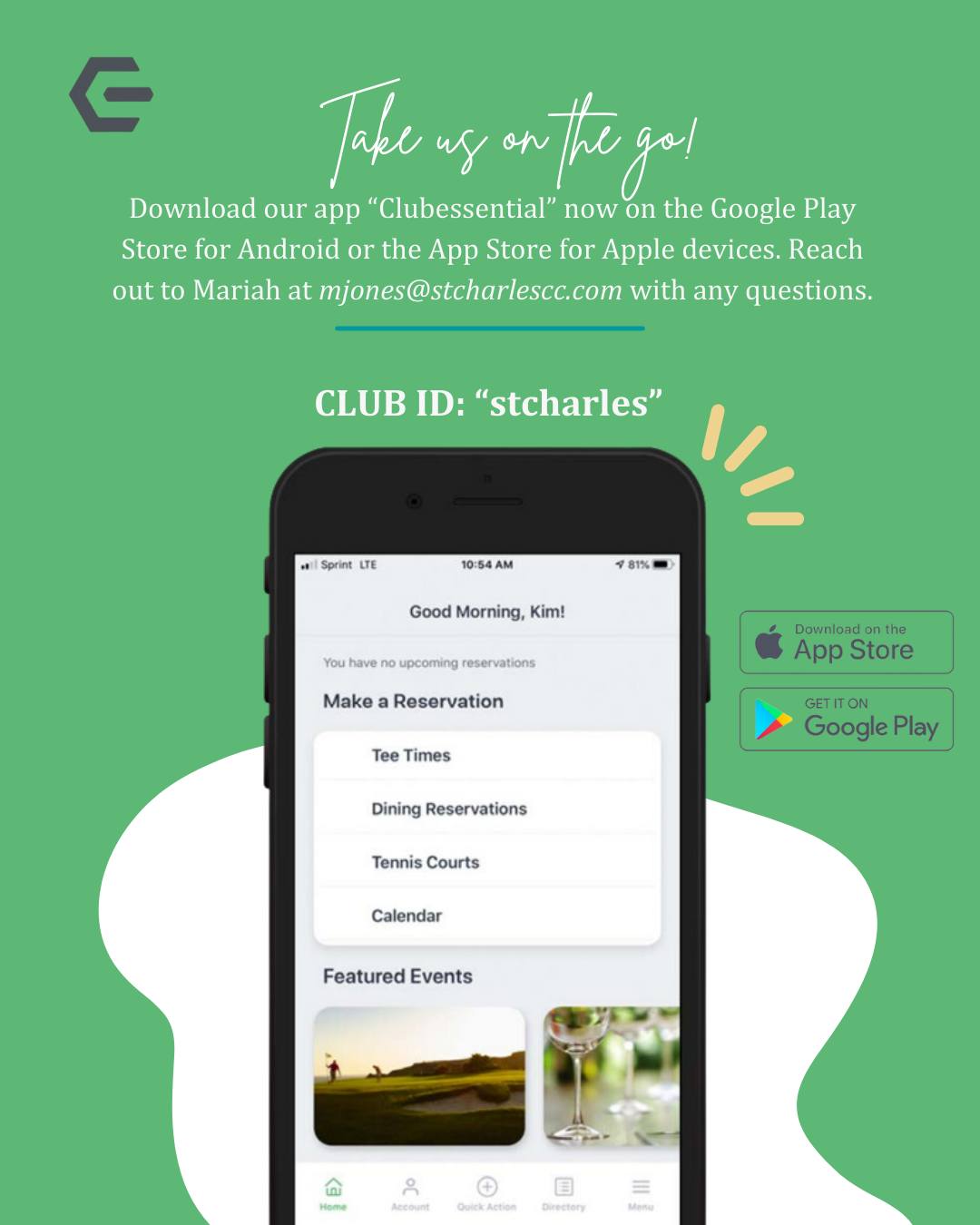St. - 📲 Have you downloaded the Clubessential app yet? Stay connected ...