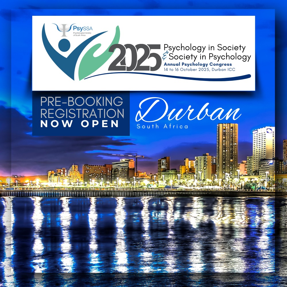 PsySSA - 🚨 Pre-Booking Registration for #PsySSACongress2025 is NOW OPEN ...