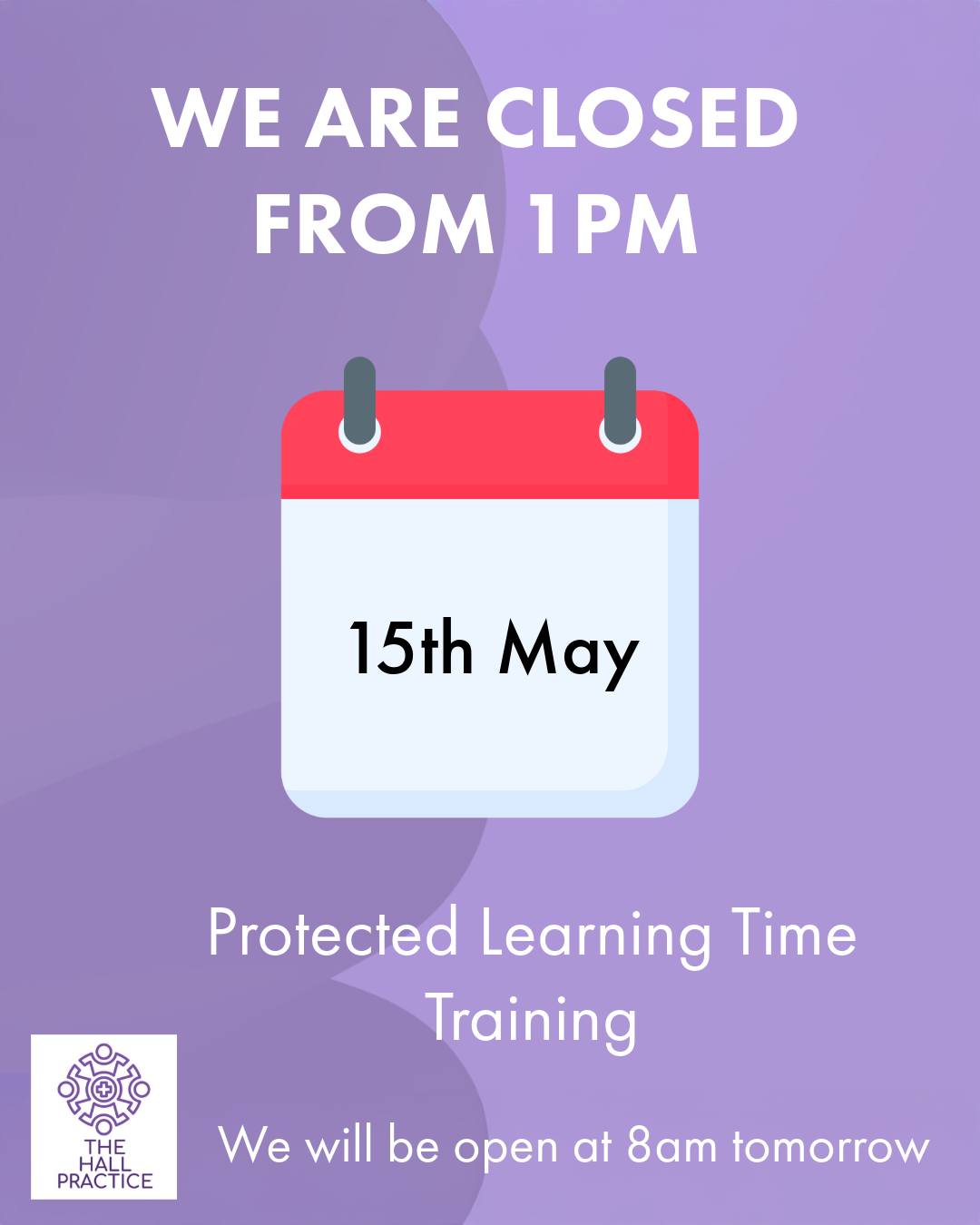 The Hall - 📢 Important Notice: Temporary Closure for Training 📢 The ...