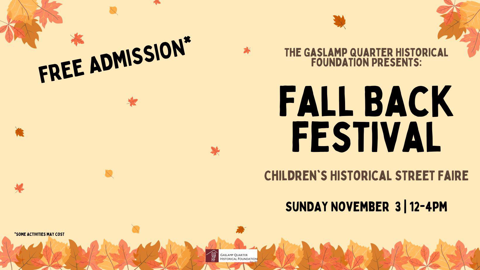 Fall Back Festival | San Diego CA