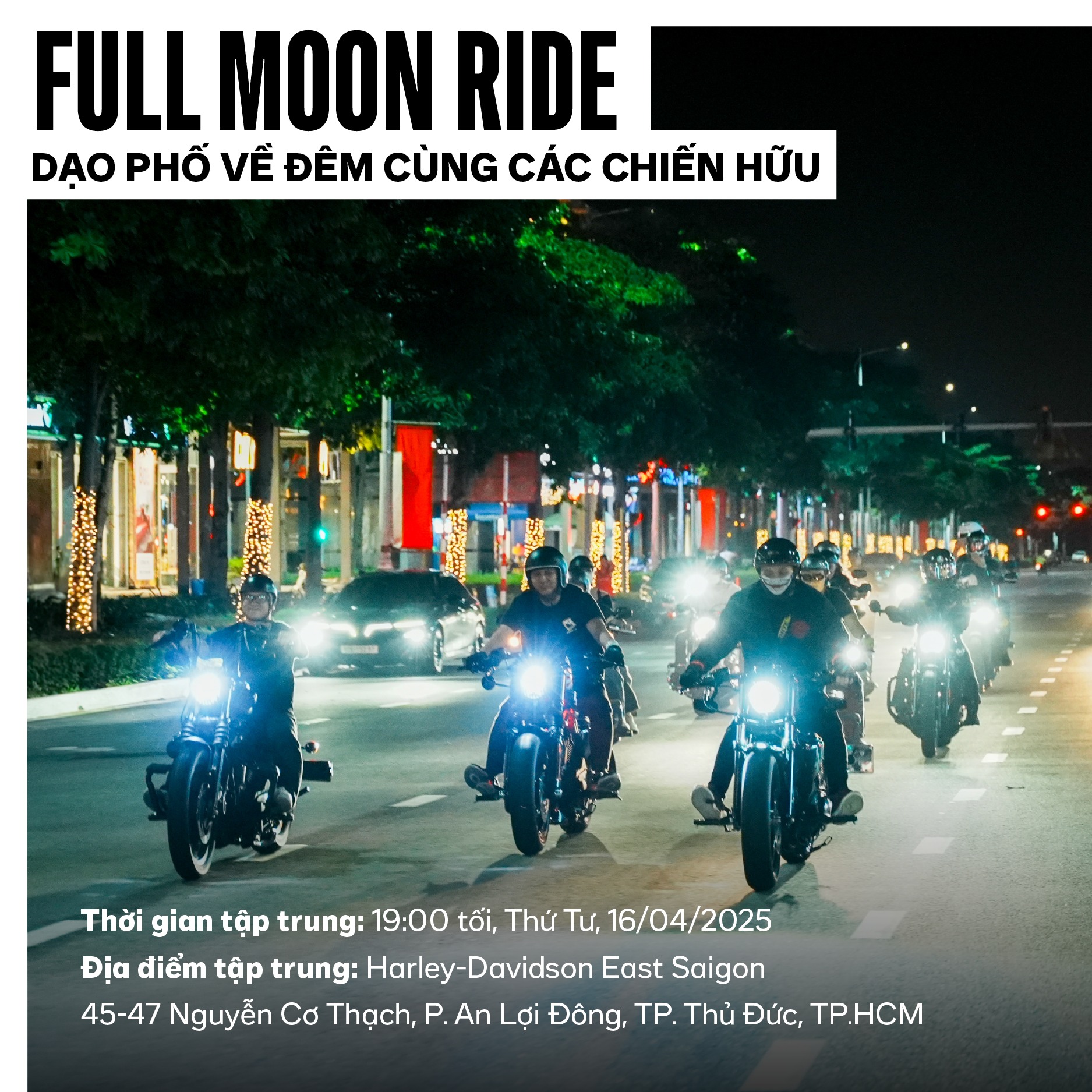 Full Moon Ride |... - Harley-Davidson Saigon Pop-up Store | Facebook