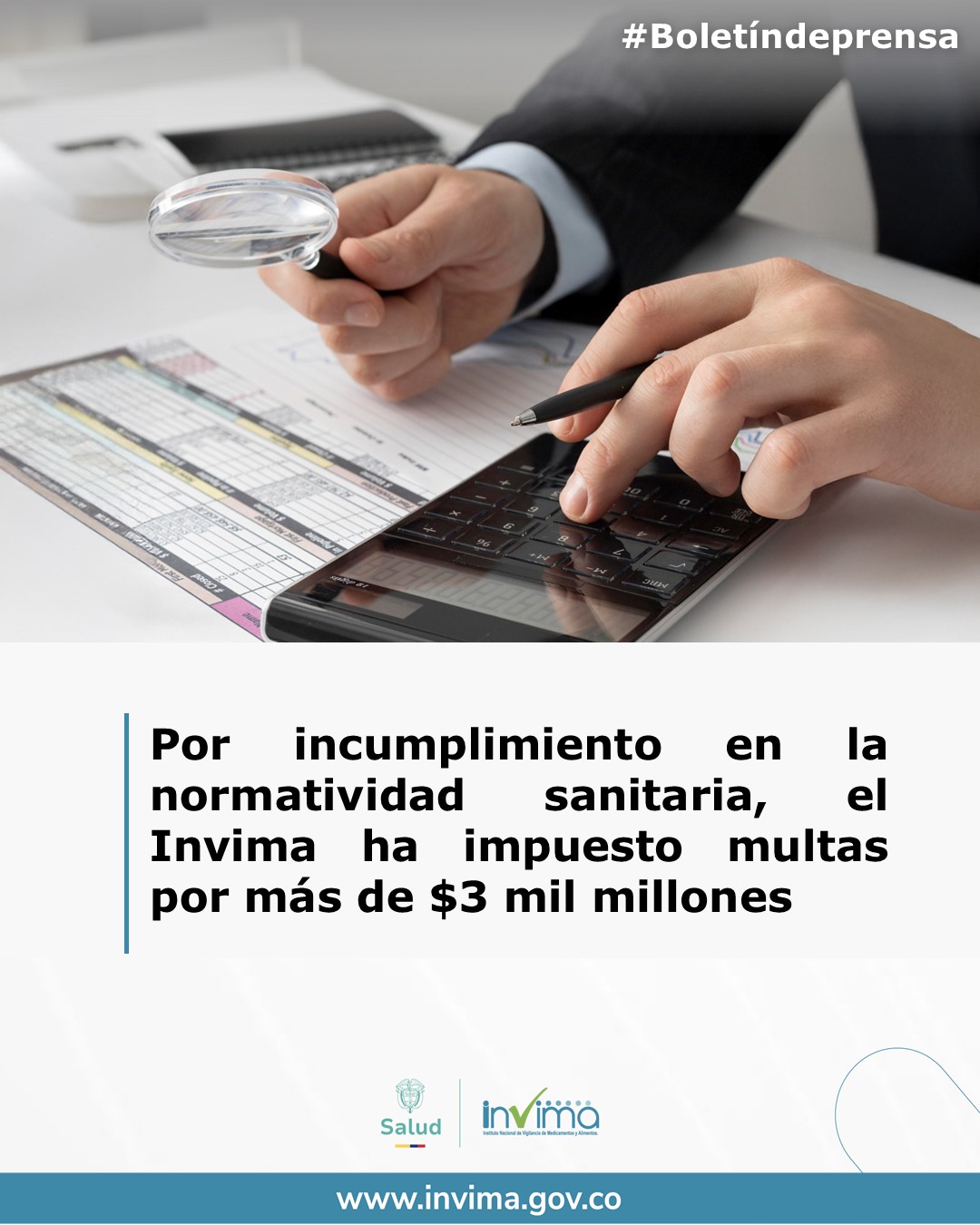 Invima - #Boletíndeprensa El Invima sanciona a infractores de la ...