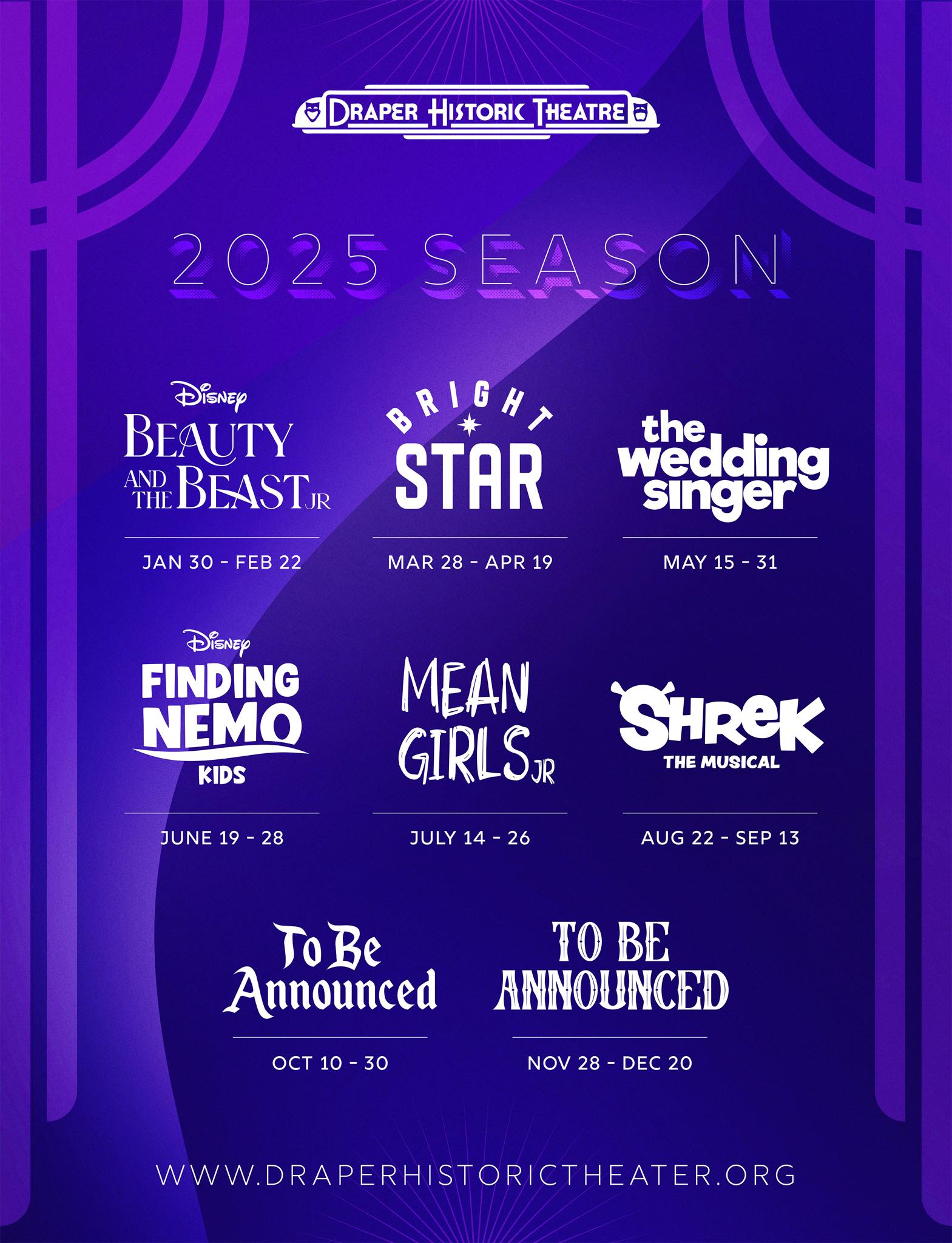Draper - 🎉We are so excited to announce our 2025 Season! 2024 has been ...