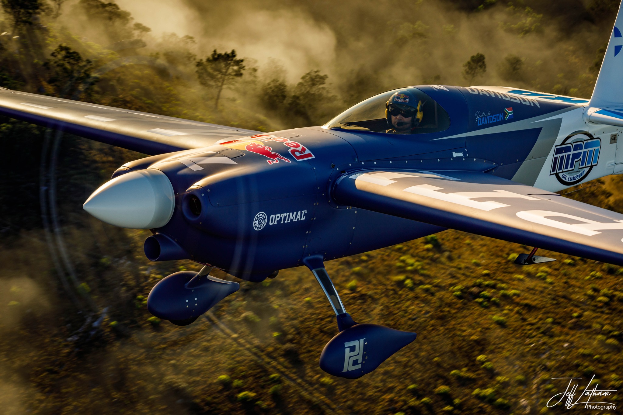 Red Bull aerobatics pilot Patrick Davidson flying his Zivko Edge