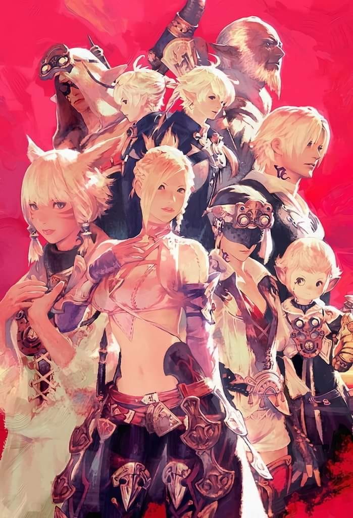 FreestyleArt: Final Fantasy XIV online 32 Illustrators freestyle