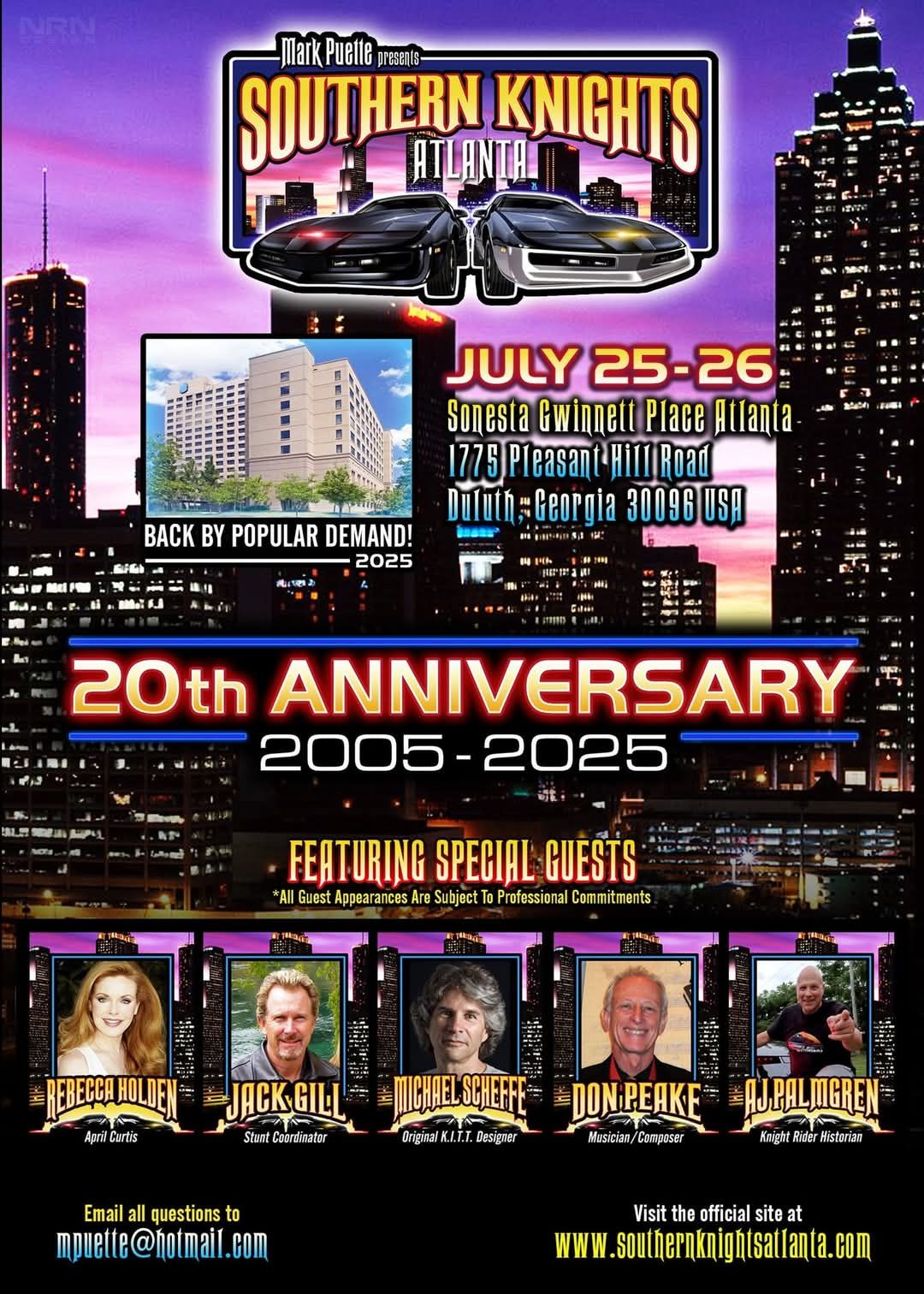 Glen - Knight Rider Convention coming July 25-26, 2025 in Atlanta ...