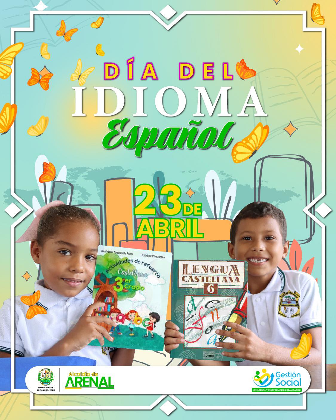 Alcaldía - 📖 Celebremos Nuestro Idioma 📖 En Arenal hoy, rendimos homenaje a nuestro idioma, un ...