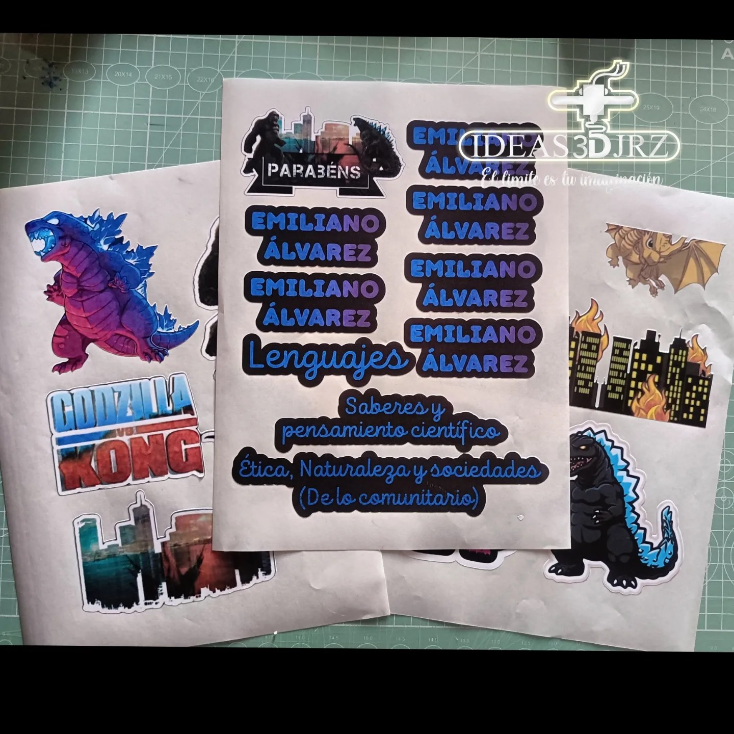 Ideas 3D JRZ - Pedido listo Paquete de etiquetas...