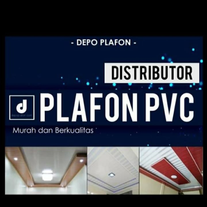 Depo plafon PVC modern berkualitas