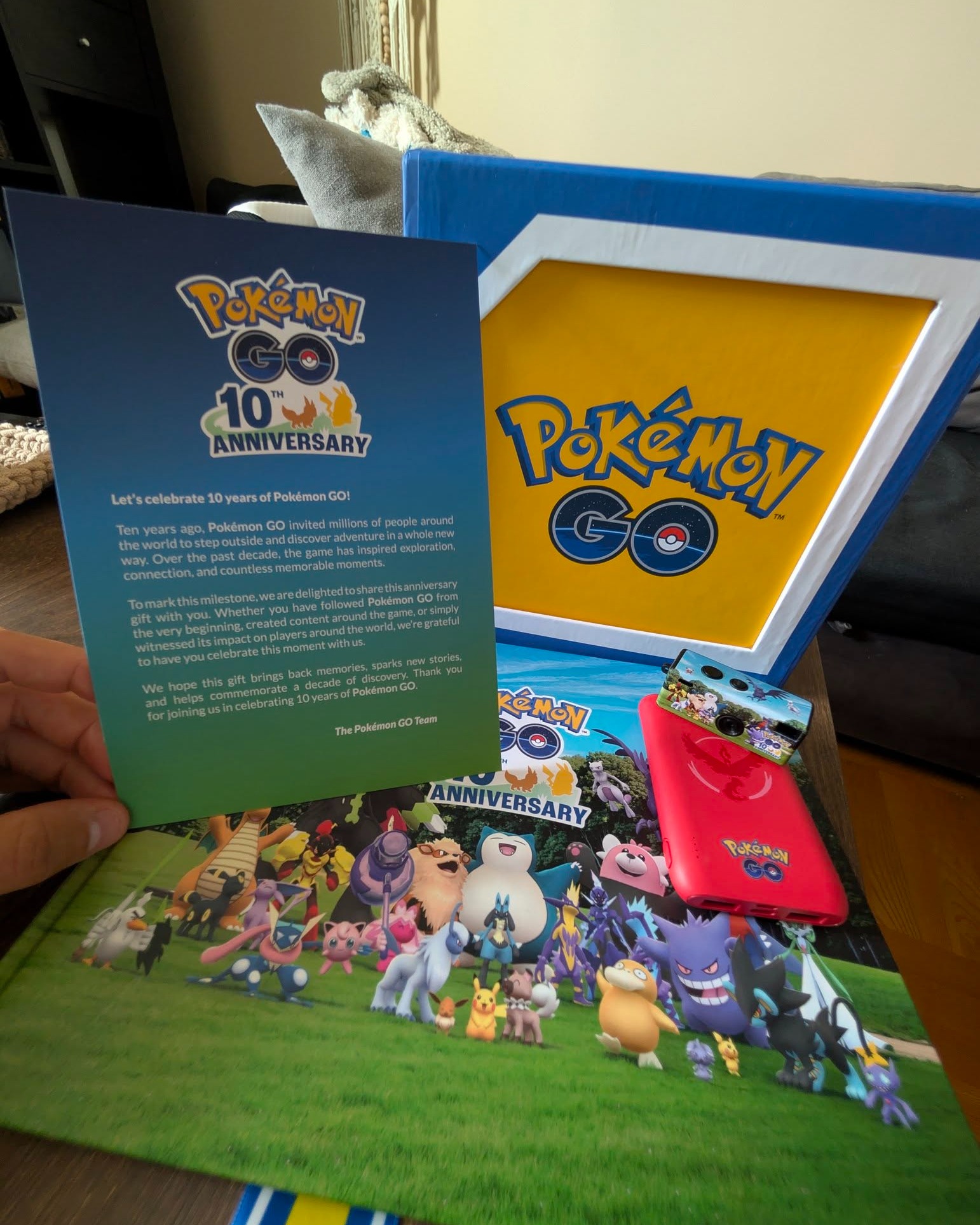 Thank you @pokemongoapp for this gift! 🎁 Happy 10th Anniversary