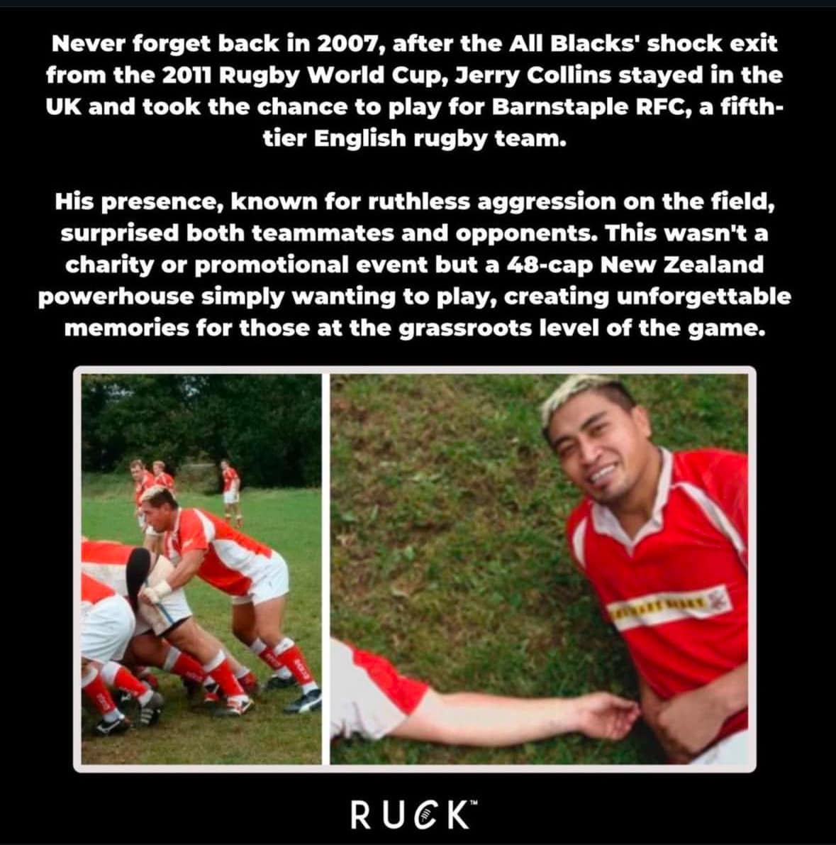 Ruck.co.uk - Jerry Collins was a legend. ️ | Facebook