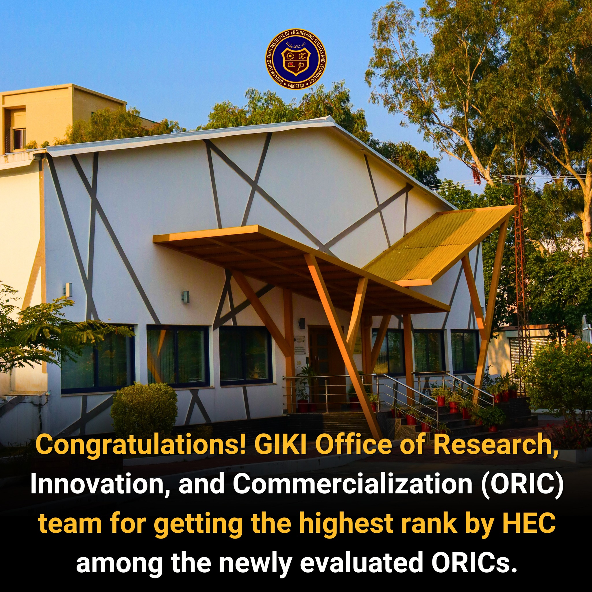 GIKI Admissions 2025 | Congratulations to the GIKI Office of Research ...